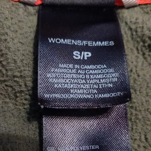 The North Face 1/4 zip women's pullover green SIZE SMALL - Picture 4 of 4